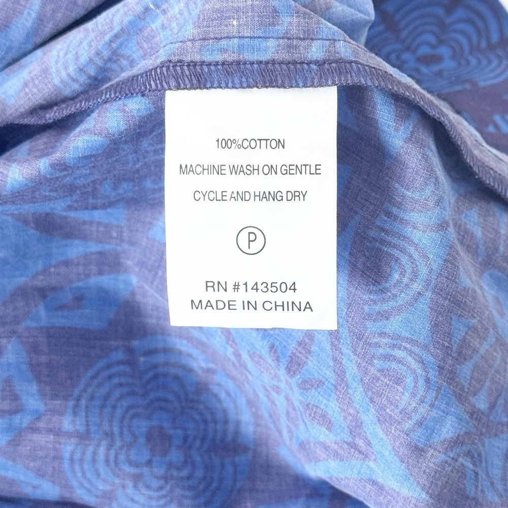 Marie Oliver Womens Farin Tiered Midi Dress XS Sodalite Coin Print Luxury $438 - Picture 10 of 13